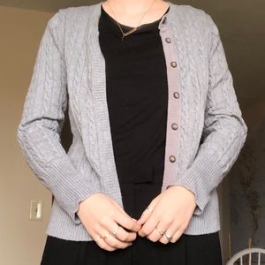 Eddie Bauer Grey Cardigan